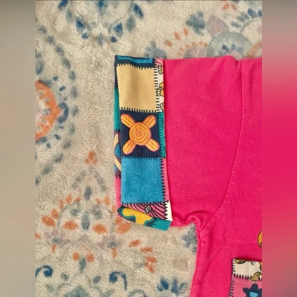 Disney The Lion King Simba Nala Butterfly Duel Pocket Shirt Youth Vintage